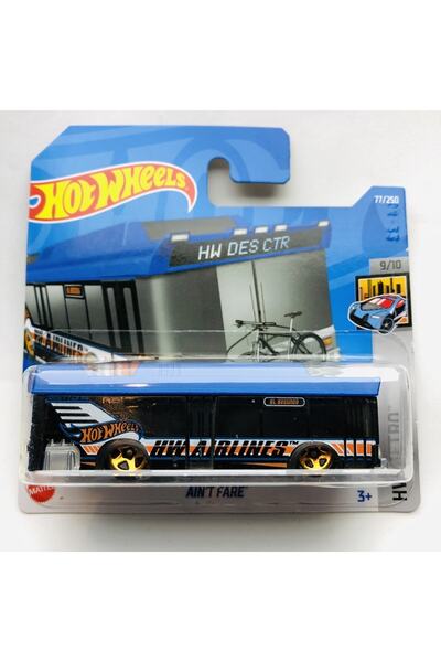 HOT WHEELS 2022 New / Yeni Aın't Fare Mavi Otobüs Metro Hw 1:64 Ölçek Hotwhee...