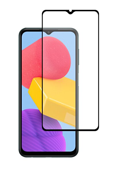 CaseArt Samsung Galaxy M13 Tam Kaplayan Temperli Ekran Koruyucu Cam