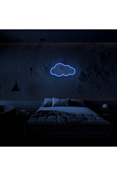 HONEY CONCEPT Bulut Neon Led Duvar Yazısı Dekoratif Duvar Aydinlatmasi Gece L...