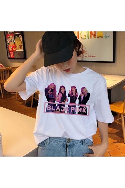 GALASHOP Blackpink Kore Grafik Tişört Model39