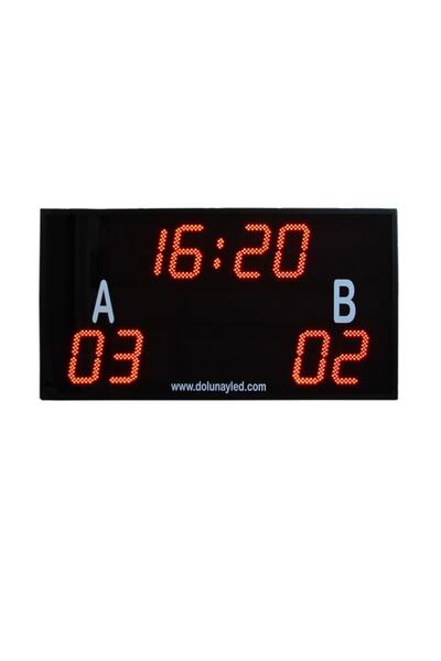 Dolunay LED Futbol Skorbordu 80cm X 150cm