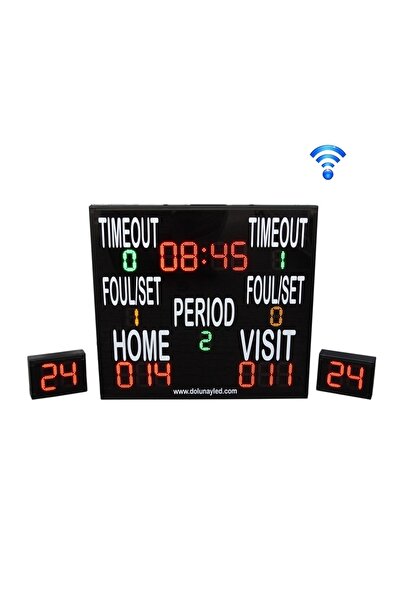 Dolunay LED Çok Amaçlı Okul Tipi Skorbord 110cm X 120cm
