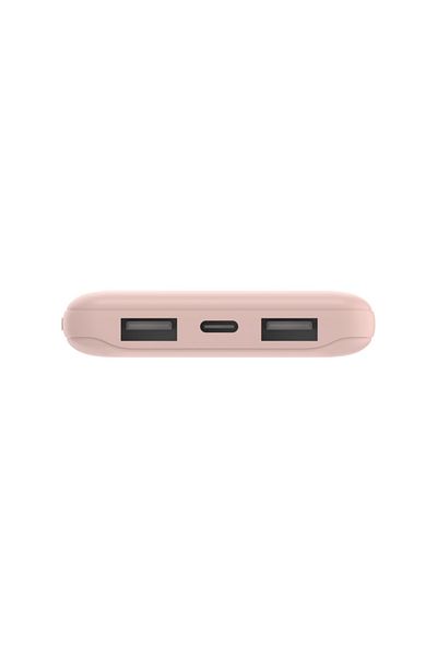 Belkin 10.000 Mah Bpb011btrg Powerbank - USB-C and USB-A Ports, Pink Cable