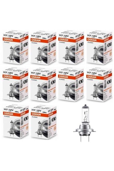 Osram H7 Ampul 64210 Clc Osram H7 Classic 12v-55w 10 Adet
