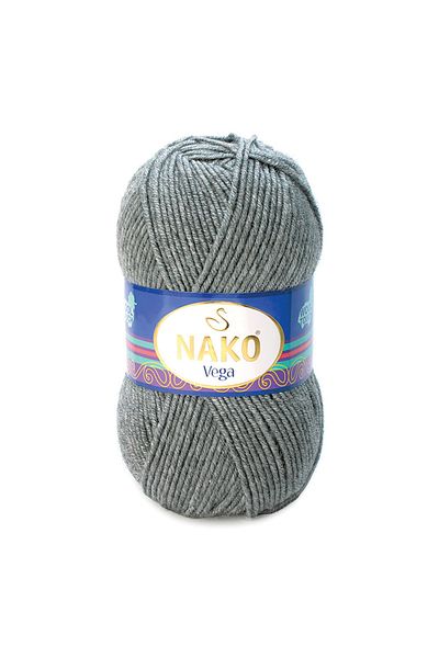 NAKO Vega 194 Grey Melange Hand Knitting - Κωδικός χρώματος μαλλί με νήμα