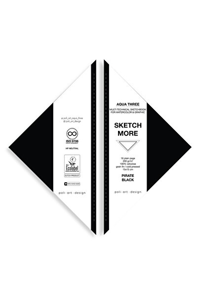 Poli Art Design Üçgen Eskiz Defteri (marker Ve Grafik Için) Triangle Sketchbook