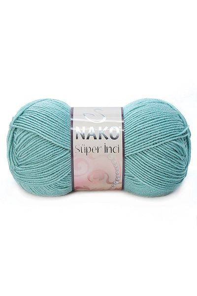 NAKO Super Pearl Hand Knitting Yarn Μαλλί Κωδικός χρώματος:2524 Mint