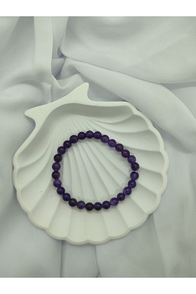 Senseour Natural Amethyst Stone Bracelet