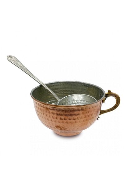 Zinnun Copper Stone and Small Çomça Cup