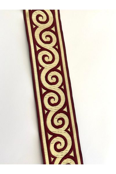 FANTASTIC KURDELE 50061 Woven Border Ribbon