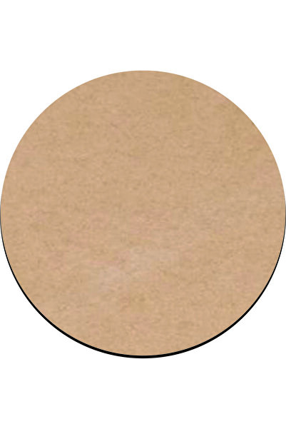 SEAS 10 سم قطر 3 مم قطع ليزر MDF جانب واحد خام 6 قطع قواعد أكواب