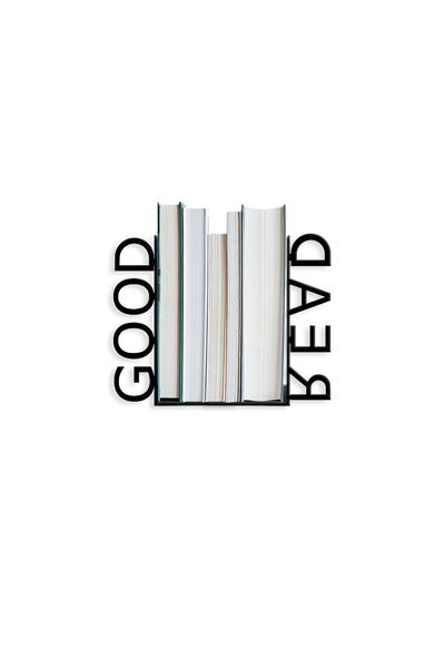 Hobi Demir Sanat Metal Book Holder Good Read Lettering Figured Book Support, ...