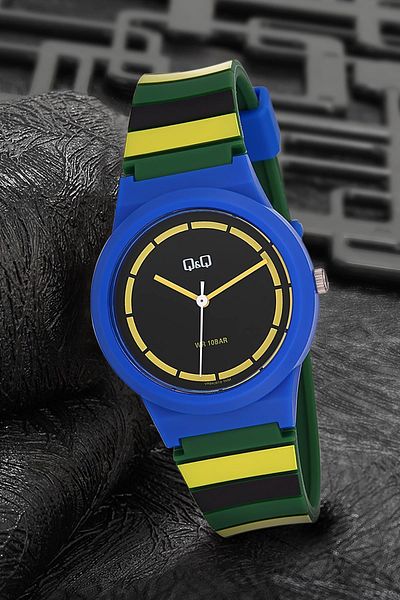 Q&Q Unisex Silicone Wristwatch Pvr94