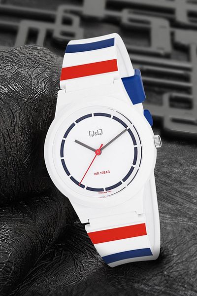 Q&Q Unisex Silicone Wristwatch Pvr94