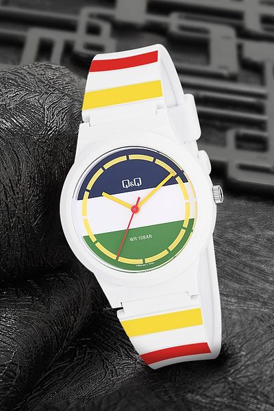 Q&Q Unisex Silicone Wristwatch Pvr94