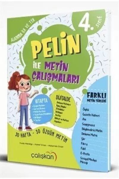 Mucit Yayınları 4. Sınıf Pelin İle Selin Metin Çalışmaları / Kolektif / Mucit...