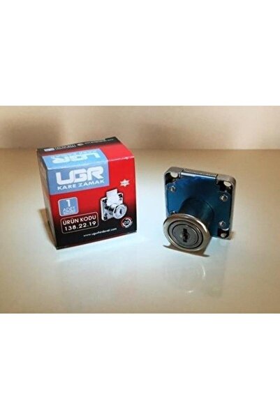 UGR قفل خزانة أثاث لدرج النيكل مربع 4x4 سم