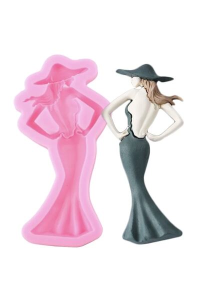 Gardenia Art Hobi Paris Kızları Şapkalı Kadın Silikon Kalıp