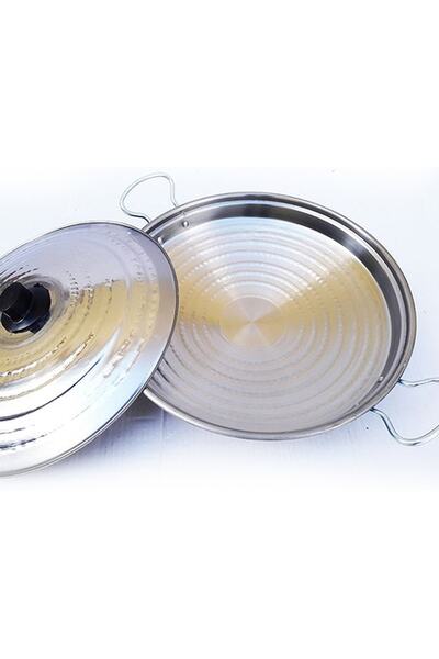 Generic Brand Sheet Roasting Pan with Lid, Stainless Chrome Roasting Pan 35 Cm