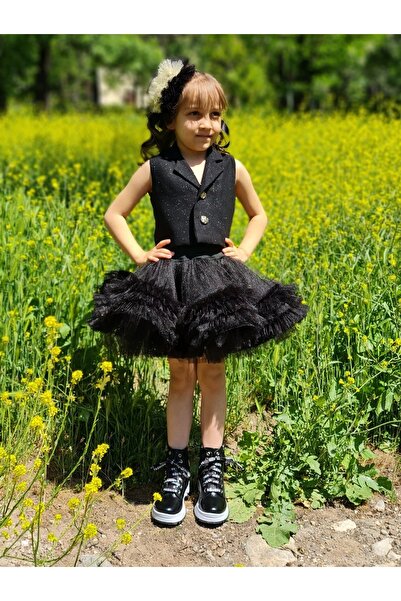Shıne dresses Kız Çocuk Renkli Tütü Etek