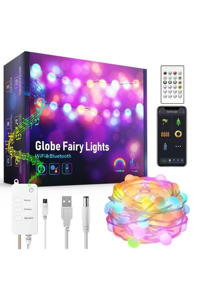 UpWay Bluetooth 10 Metre Rgb Renk Değiştiren Akıllı Küreler
