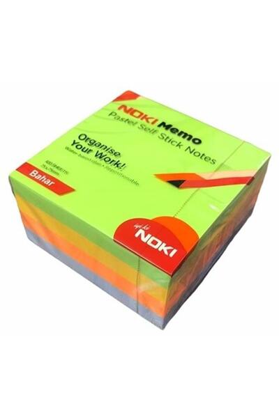 Noki Memo 75x75 مكعب لاصق ربيعي باستيل 400 ورقة