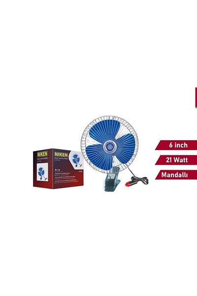 Niken 24v 6" Car Fan with Latch