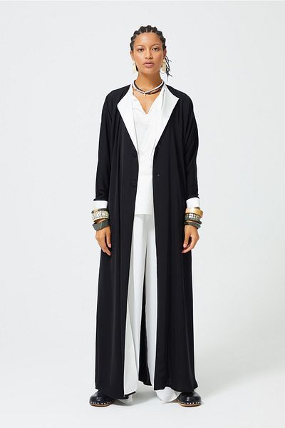 Nuum Design Cuff Sleeve Detailed Abaya