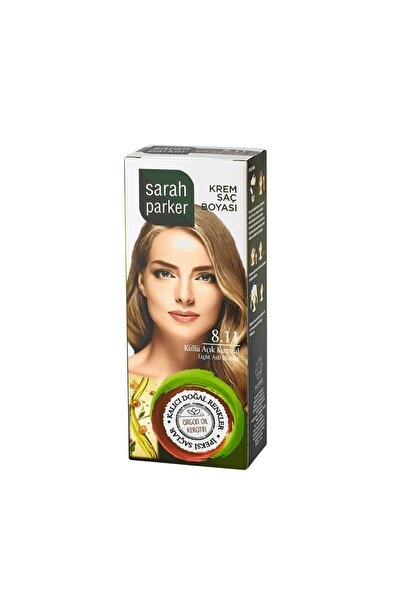 Sarah Parker Küllü Açık Kumral Krem Saç Boyası 8.11