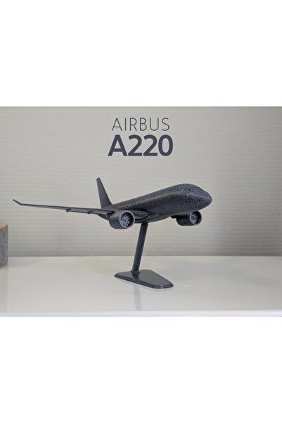 TuransoyCraft Aırbus A220 Model Uçak (büyük Boy)