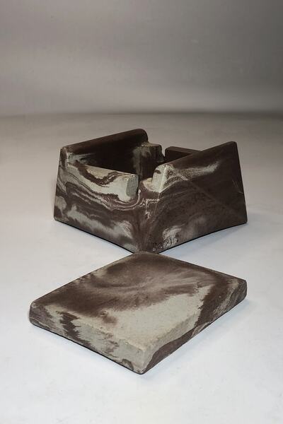 RocArt Home Μετρικός πίνακας σκόνης από σκυρόδεμα