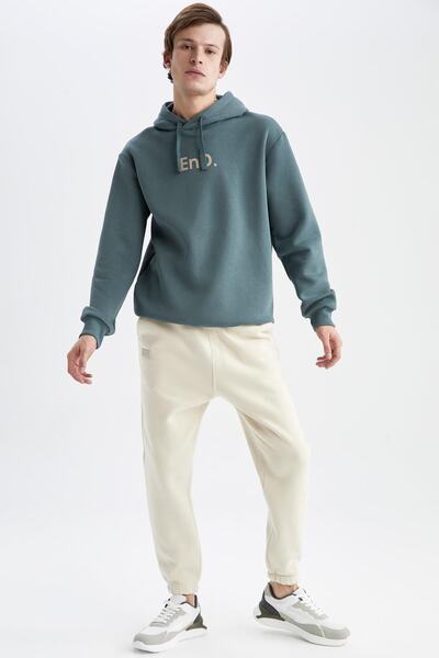 DeFacto Φούτερ με κουκούλα κανονική εφαρμογή