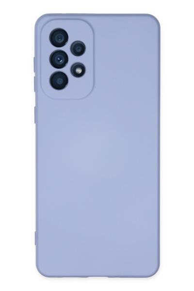 HappyCase Samsung Galaxy A23 4g Kılıf Nano Içi Kadife Silikon - Lila