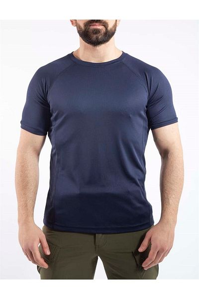 VAV WEAR Ανδρικό μπλουζάκι εξωτερικού χώρου - Casual, βαμβακερό, κοντομάνικο, αθλητικά κατά του ιδρώτα, Crew Neck Brethın01