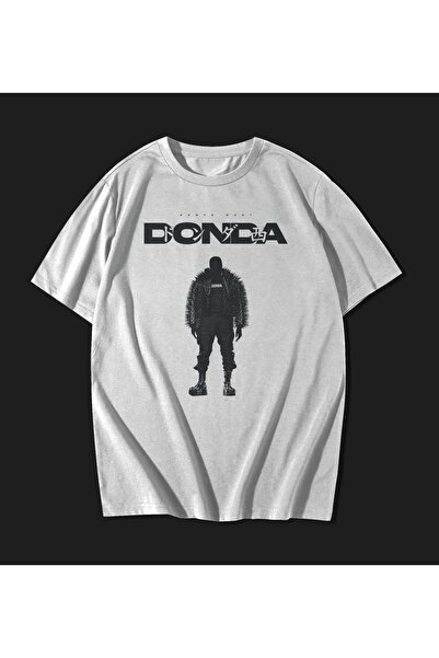 rebelberi Kanye West Donda Yee Yeezy Oversize Unisex bela majica T-shirt