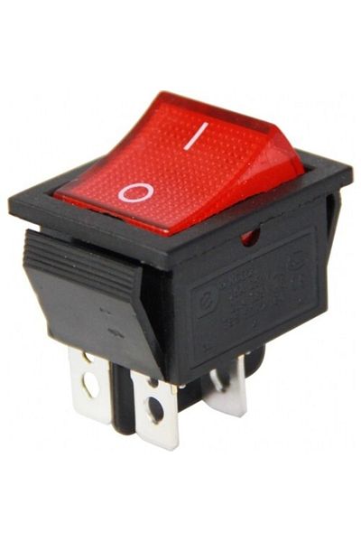 chester Kcd6 Red Dual Illuminated Switch On/off Switch 4pin
