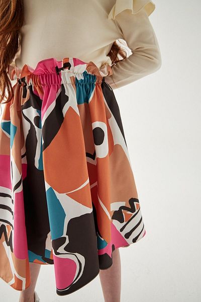 Lia Lea Rock - Orange - Midi