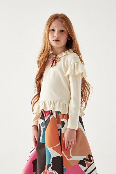 Lia Lea Bg Store Girl Ecru blůza 22pfwl03621
