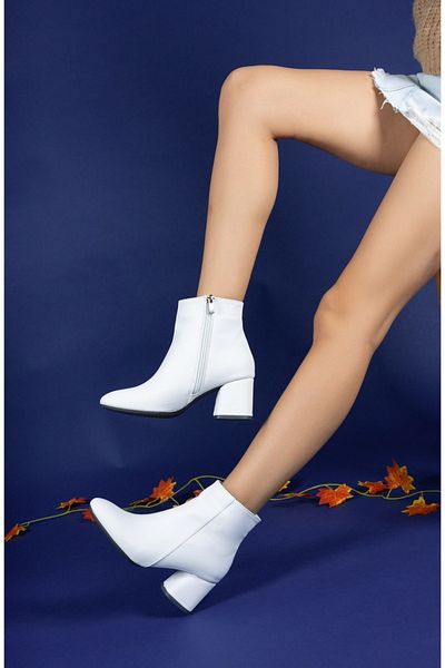 Riccon Extra Matte White Women's Boots 0012892y