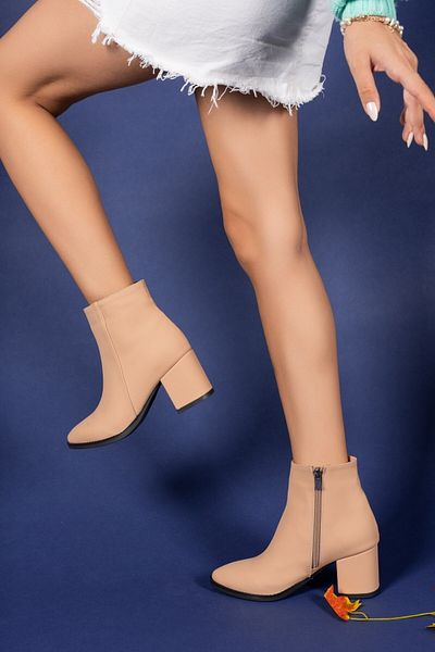 Riccon Extra Matte Nude Women's Boots 0012893s