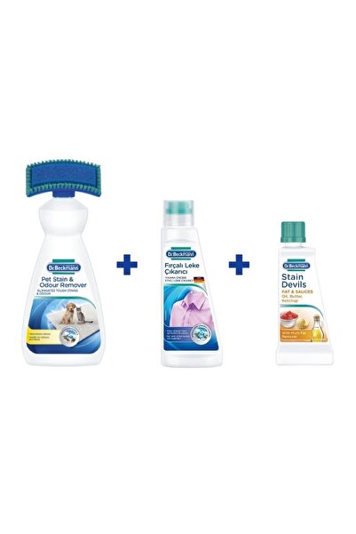 Dr.Beckmann Dr. Beckmann Fırçalı Evcil Hayvan Leke Ve Koku Giderici Ve Fırçalı Leke Çıkarıcı Ve Leke Canavarı