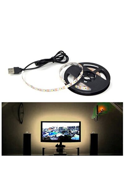 Genel Markalar 1 Metre Günışığı Tv Arkası Led Aydınlatma 5v Usb Şerit Led Işı...