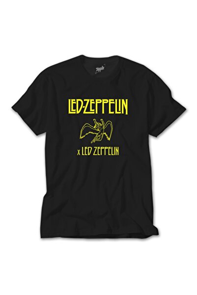 Z zepplin Tricou Led Zepplin Angel negru