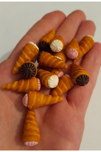 SYLVANIAN FAMILIES Handmade Fimo Miniature Tatlilar 3 Pieces Price