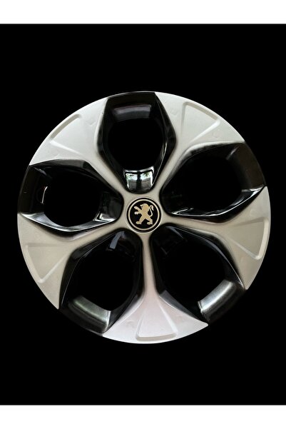 Safran Peugeot Logolu 12’ınc 4’lü Siyah Gri Jant Kapağı