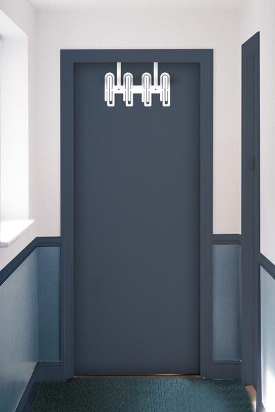 EVAY Модерна метална закачалка за врата с мотиви