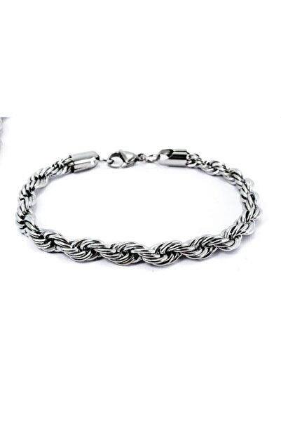 TREND COLLECTİON Erkek Gümüş Burgu Bileklik