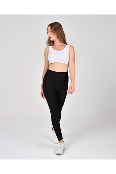 Ozy Fashion High Waist Diver Fabric Daily Leggings with Recovery Effect