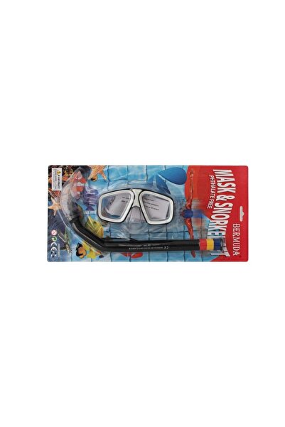 BERMUDA Phthalate Free Maske Şnorkel Set Siyah