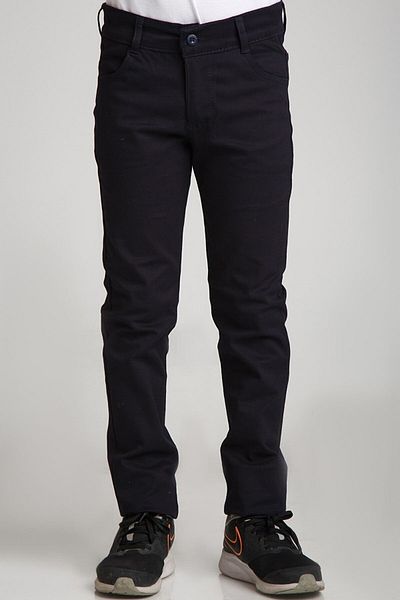 HMZ GİYİM Unisex Black High School Lycra Sports Model Pocketed Canvas School Trousers